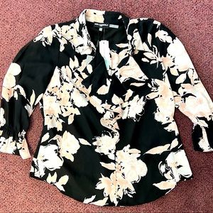 Karl Lagerfeld Black dressy top medium